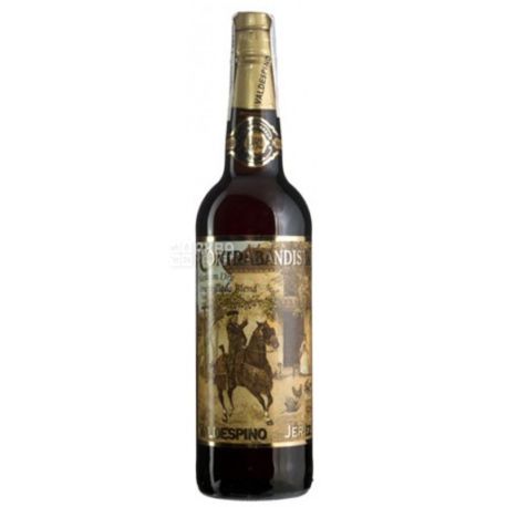 Contrabandista Medium Dry, Valdespino, Вино красное полусухое, 0,75 л
