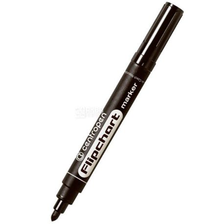 Centropen, Flipchart marker, black, 2.5 mm