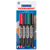 Centropen, Набор маркеров перманентный, ассорти, 2,5 мм, 4 шт.
