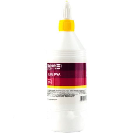 Axent Standard, PVA adhesive with dispensing cap, 200 ml