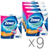 Zewa Wisch & Weg Classic, Упаковка 9 шт. х 2 рул., Бумажные полотенца Зева,  2-х слойные, белые, 19 м, 86 листов, 230х260 мм