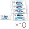 Kleenex, Clean Care, 10 упаковок по 42 аркуші, Туалетний папір Клінекс, Вологий