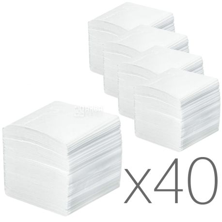 КПК, 40 упаковок по 200 листов, Туалетная бумага, 2-х слойная