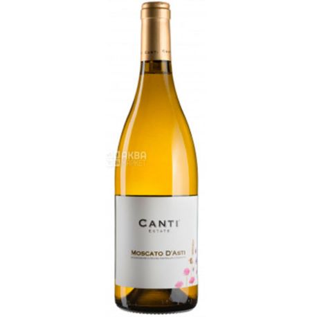 Canti  Moscato d'Asti, Вино ігристе біле, 0,75 л