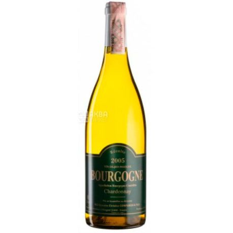 Bourgogne Chardonnay 2005, Domaine Confuron Christian, Вино белое сухое, 0,75 л