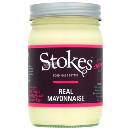 Stokes, Майонез с оливковым маслом, 345 г