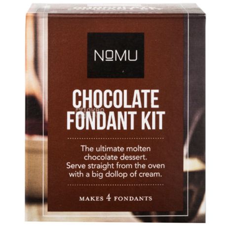 Nomu, Суміш для приготування шоколадного фондану, 220 г