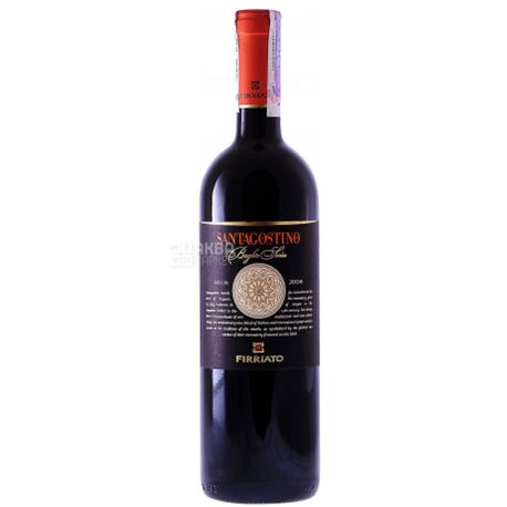 Firriato, Santagostino Baglio Soria Nero d'Avola Syrah, Вино красное сухое, 0,75 л