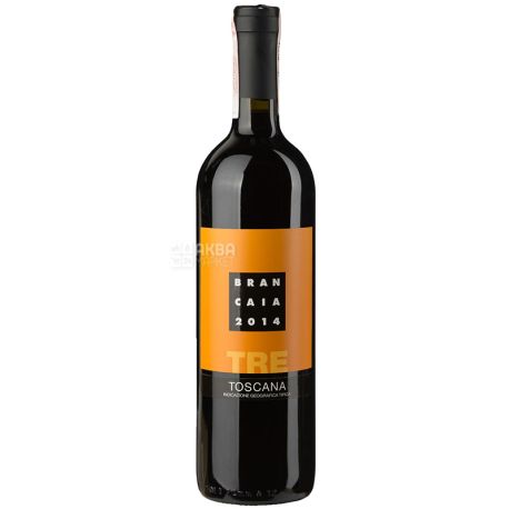 Tre, Brancaia, Вино красное сухое, 0,75 л