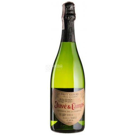 Juve y Camps, Reserva de la Familia Gran Reserva Brut Nature, Вино ігристе біле, 0,75 л
