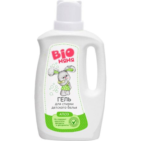 Bio Nanny, 1 L, Gel for washing baby clothes, Aloe Vera