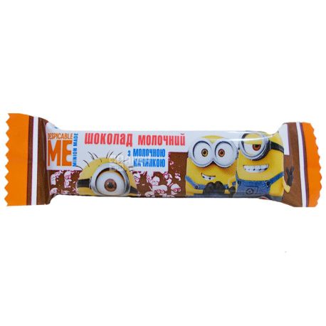 Любимов Kids Disney, Шоколад молочний з молочною начинкою, 12.5 г