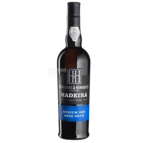 Medium Dry, Henriques & Henriques, Semi-dry white wine, 0.5 l