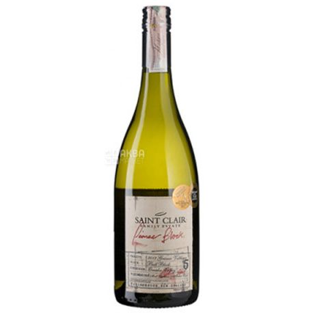 Saint Clair, Gruner Veltliner Pioneer Block, Вино белое сухое, 0,75 л