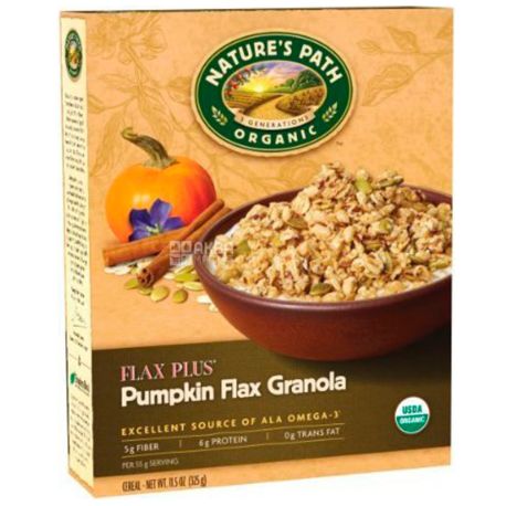 Nature's Path, Pumpkin and Linseed Granola, 326 g