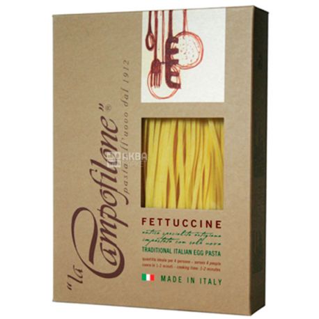 La Campofilone Fettuccine, Макаронные изделия со шпинатом, 250 г