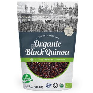 Andes Alimentos & Bebidas, Киноа черная органическая, 500 г