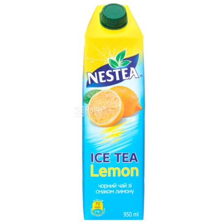 Nestea Lemon, 0,95 л, Чай Нести холодный черный, Лимон
