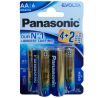 Panasonic Evolta,  AA, 6 шт., 1,5V, Батарейки щелочные, LR6
