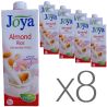 Joya Rice Almond, Упаковка 8 шт. по 1 л, Джоя, Рисово-миндальное молоко, органическое
