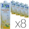 Joya Soya Vanilla, Упаковка 8 шт. по 1 л, Джоя, Соевое молоко, с ванилью