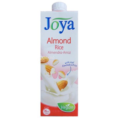 Joya Rie Almond Drink, Rice-Almond Drink, 1 L