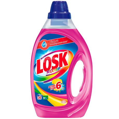 Losk Color, 2 л, Рідкий порошок для прання, кольорових речей