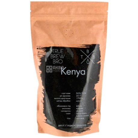 True Brew Bro, Freshly roasted coffee under the filter Kenya Mutitu, 250 g