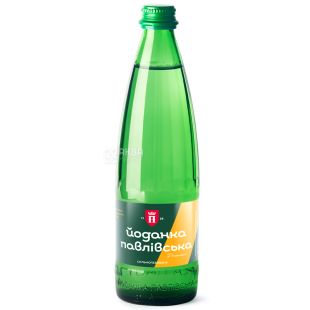 Йоданка Павлівська, 0,5 л, Вода мінеральна сильногазована, скло