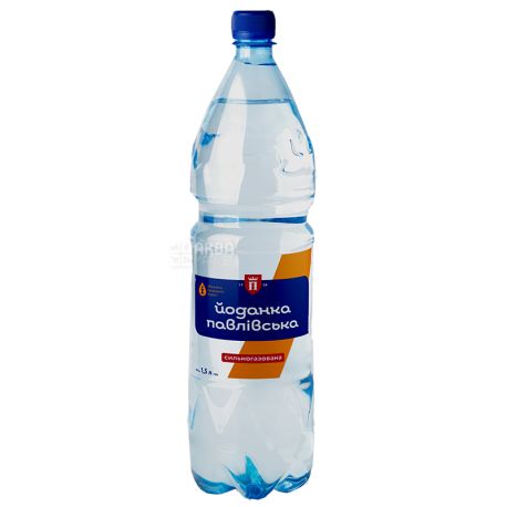 Yodanka Pavlovskaya, 1.5 L, Pack of 6 pcs., Highly carbonated mineral water, PET