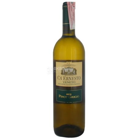 Ca Ernesto Pinot Grigio, Вино белое сухое, 0,75 л