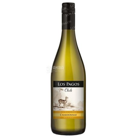 Los Pagos, Шардоне, Вино белое сухое, 0,75 л