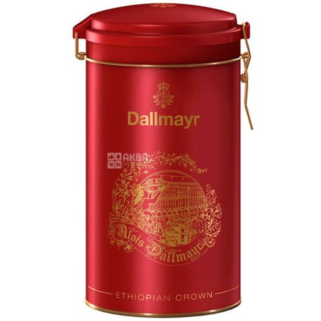 Dallmayr, Ethiopian Crown, 500 g, Dalmayer Coffee Ethiopia Crown, medium roasted, ground, can