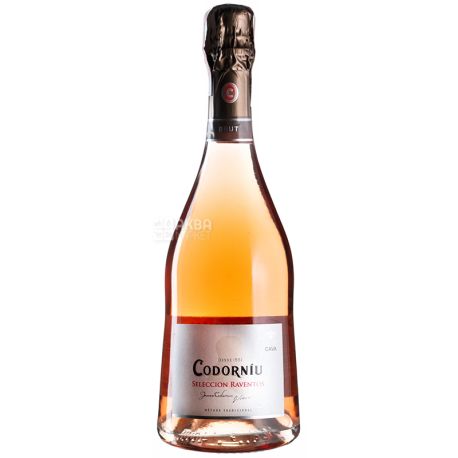 Codorniu, Игристое вино розовое Seleccion Raventos Brut Rose, 0,75 л