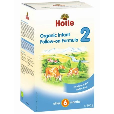 Holle, Смесь детская молочная органическая №2, С 6 месяцев, 600 г