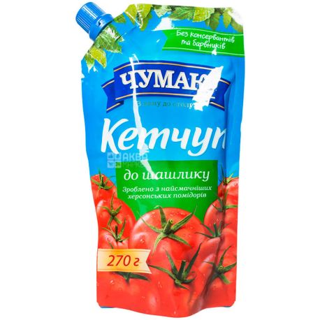 Chumak, 300 g, Ketchup, Tomato, For shashlik, doy-pack