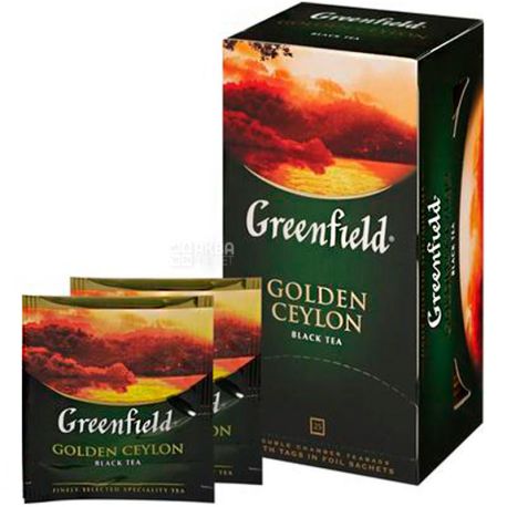 Greenfield Golden Ceylon, 25 пак., Чай Гринфилд, Голден Цейлон, черный