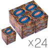 Mirus Cube, 24 упаковки по 80 шт., Серветки косметичні Мірус, тришарові, 20х17 см, білі