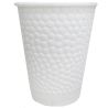 Glass paper double-layer with embossed Bubbles, white, 110 ml, 15 pcs., D60