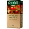 Greenfield, Wildberry Rooibos, 25 пак., Чай Грінфілд, Вайлдберріз Ройбуш, трав'яний, ройбуш-суниця-журавлина
