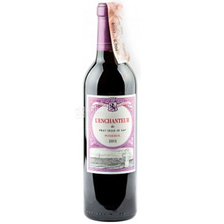 Chateau Siaurac L'enchanteur Vray Croix De Gay 2015 року, Вино червоне сухе, 0,375 л