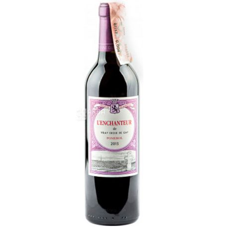 Chateau Siaurac L'enchanteur Vray Croix De Gay 2015, Dry red wine, 0,375 l