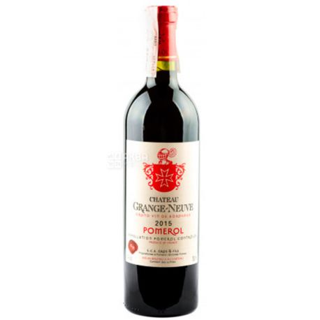 Chateau Grange-Neuve 2015, Dry red wine, 0.75 L