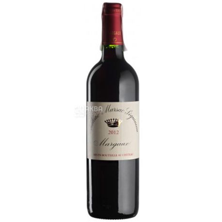Chateau Marsac Seguineau 2012, Вино красное сухое, 0,75 л