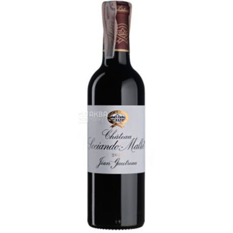 Chateau Sociando Mallet 2015, Вино червоне сухе, 0,375 л