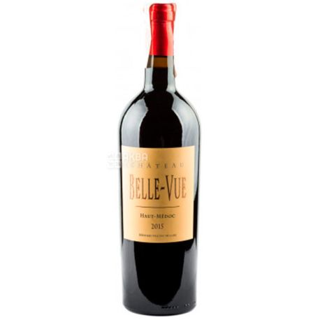 Chateau Belle-Vue 2015, Вино червоне сухе, 0,75 л