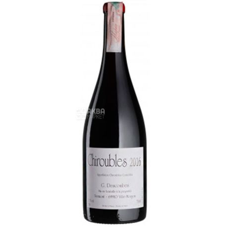 Georges Descombes, Chiroubles Vielles Vignes, Вино червоне сухе, 0,75 л