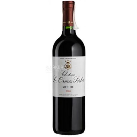 Chateau Les Ormes Sorbet, Вино красное сухое, 0,75 л