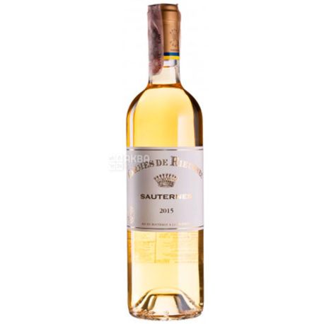 Les Carmes de Rieussec 2015, Вино біле солодке, 0,75 л