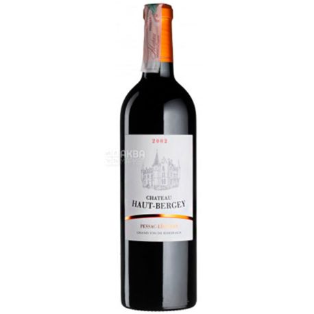 Chateau Haut Bergey 2002, Dry red wine, 0.75 L